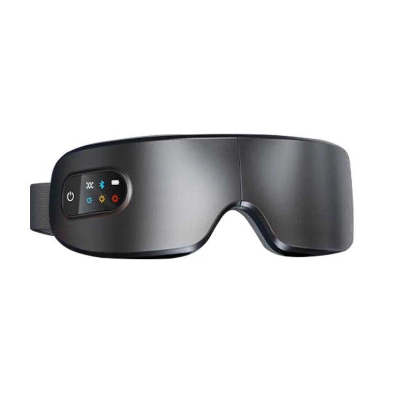 4D Массажер для глаз Умный Вибрационный прибор для ухода за глазами с воздушными подушками Горячий компресс Bluetooth Очки для массажа глаз Усталость против морщин Уход