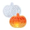 4 Pcs Halloween Pumpkin Silicone Molds Tea Light Holder Plaster Molds Gypsum Molds for Home Crafts