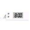 Electronic Clock Silent LCD Digital Display Triangle Student Desktop Clock Keychain for Exam