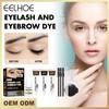 EELHOE профессиональная серия краска для ресниц и бровей, гель-тинт для ресниц коричневого, черного цвета, кремовый набор, 15-минутный быстрый оттенок, легкая краска