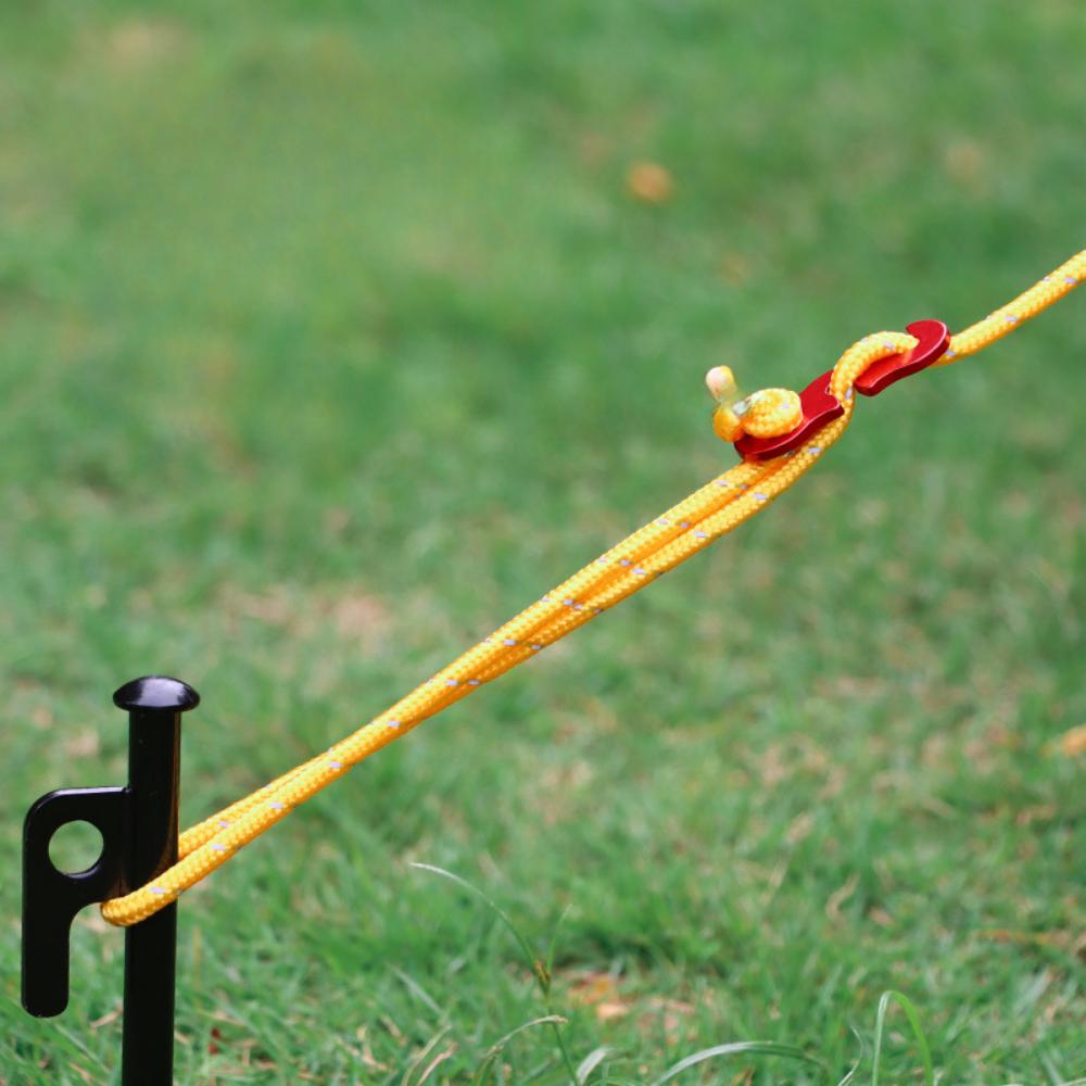 10 шт. сверхлегкий алюминиевый регулятор шнура для палатки, кемпинга, пешего туризма, альпинизма, активного отдыха