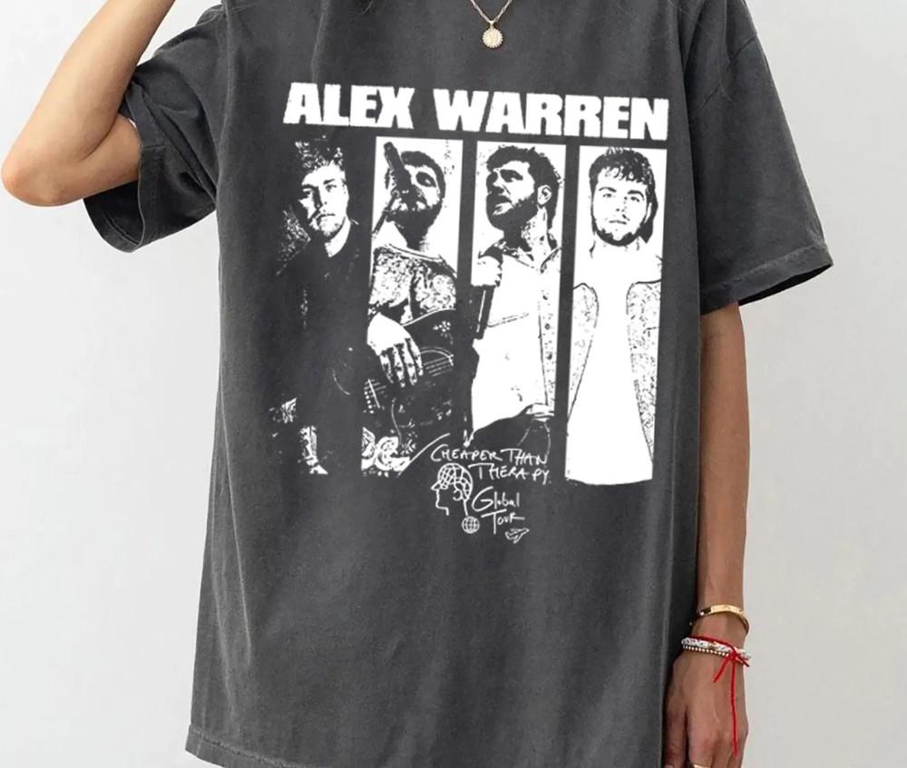 NEW Alex Warren Collection Charcoal T Shirt All Size S-5Xl DS101 Unisex T-Shirt