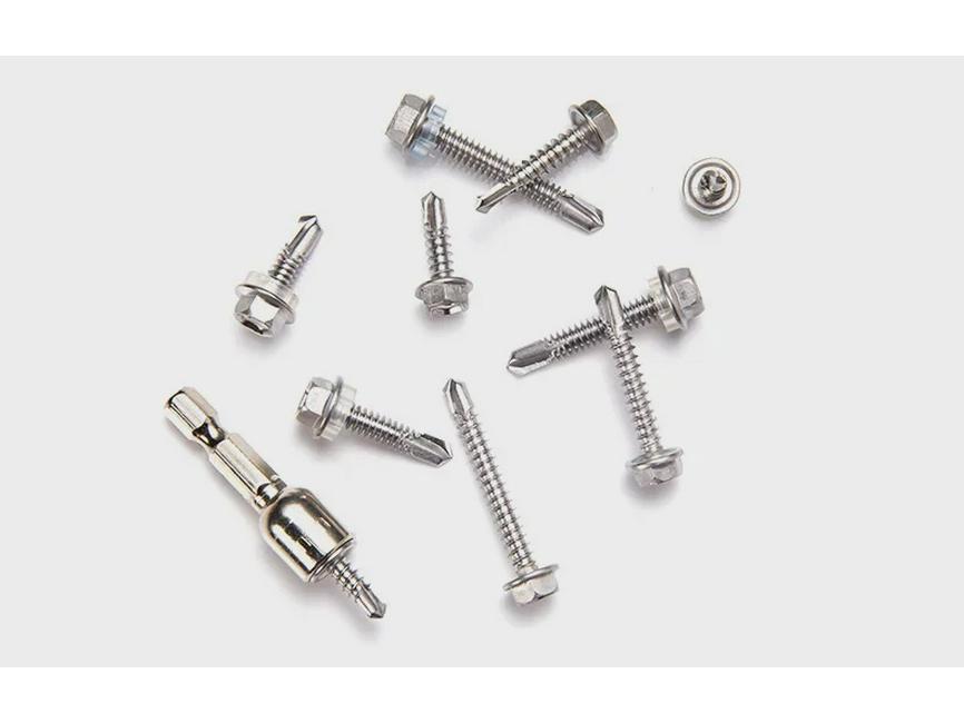 Набор шестигранных сверл и винтов с пазом под ласточкин хвост из нержавеющей стали 410 для цветной стальной плитки