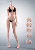 Toy Hobby Scale Action Figure ANT T303 Skin Makeup Painted Version Super Flexible Seamless Body No Clothes Female Body and Fist Set Pearl White