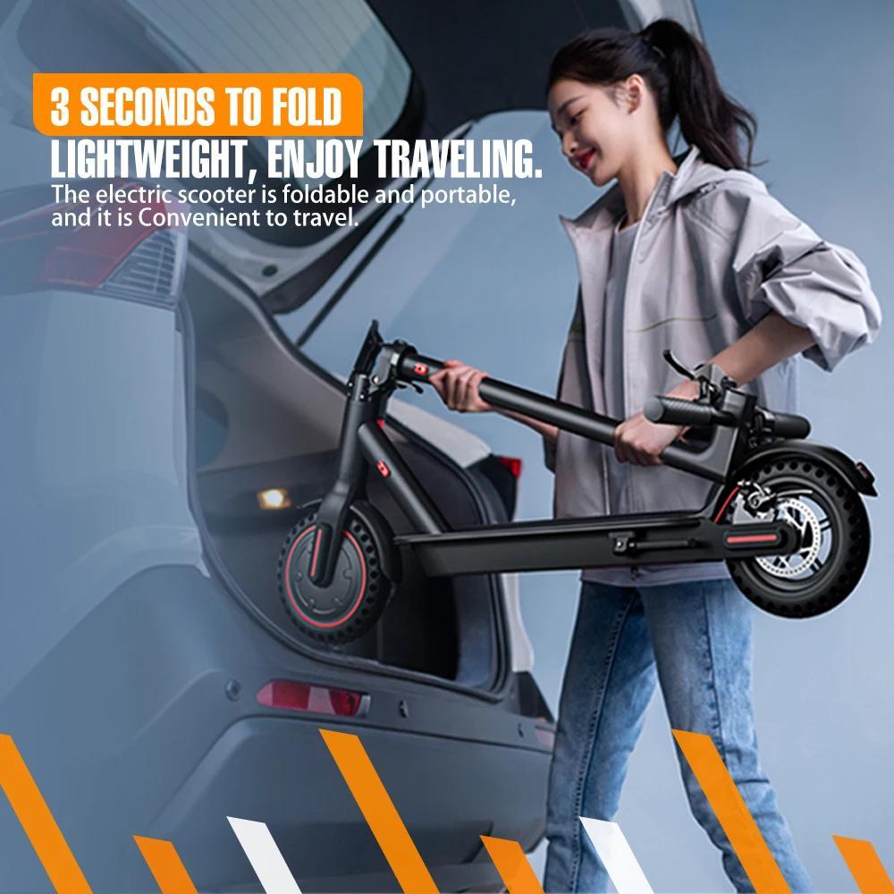 New E-Scooter FREEBOY J-03 Adult Electric Scooter 350W Foldable Escooter 36V10.4AH Battery Electric Skateboard 8.5 Inch Tire.