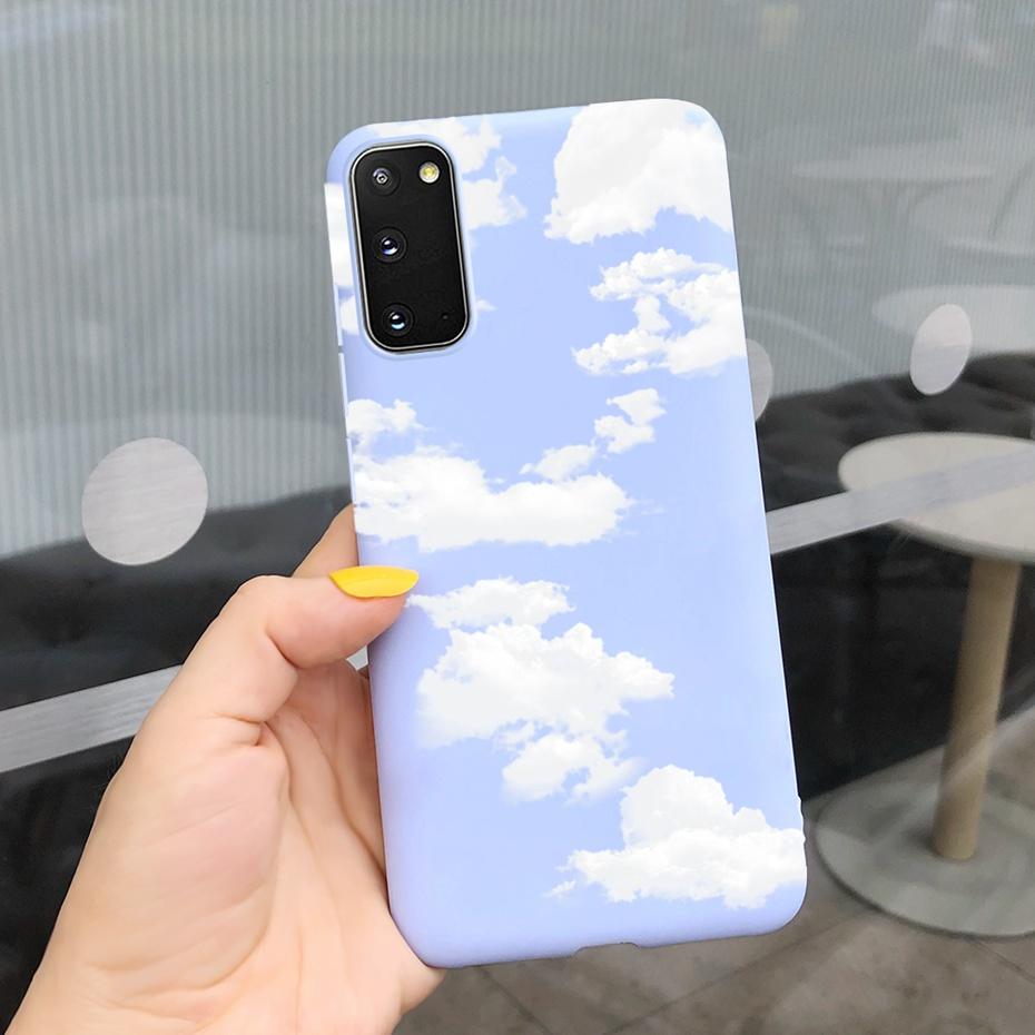 Для Samsung Galaxy S20 5G S20+ Чехол-крышка Модный Мягкий Силикон Макарон Чехлы для Телефона Для Samsung S20 FE S 20 Plus S20Plus Funda