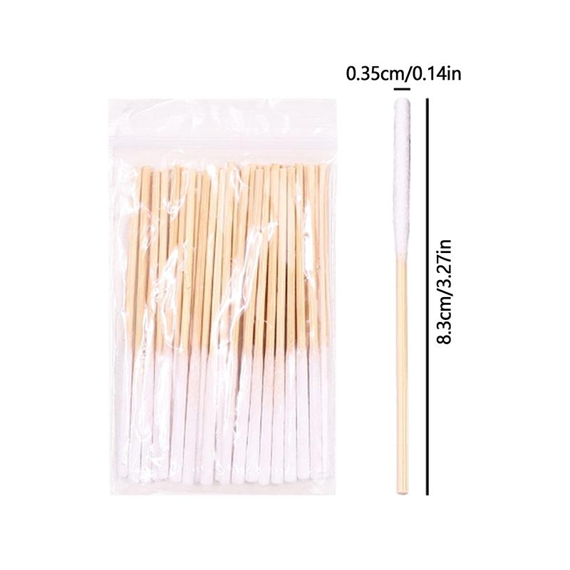 30/60Pcs Nails Wood Cotton Swab Cleaning Microbrush Eyelash Sticks Buds Tip Ear Toothpick Makeup Eyebrow Sticks Glue Removing