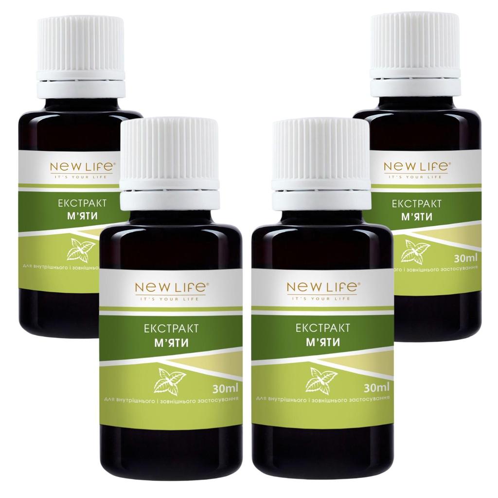 Mint Extract Tincture Herbal Liquid Dietary Supplement New Life