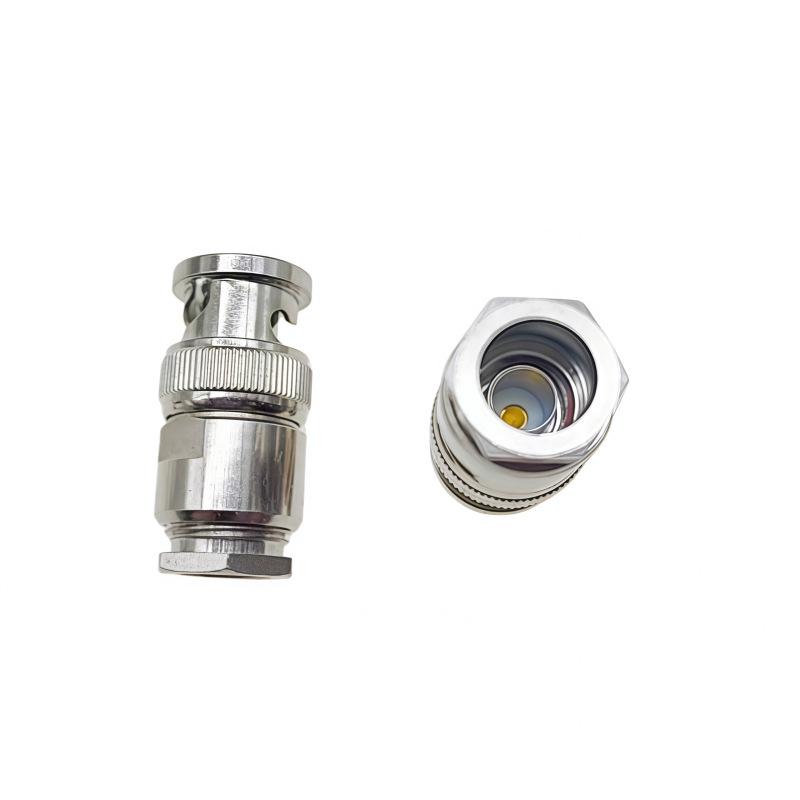 BNC-J-5: 5-Piece Assembly, Q9/BNC Male Solder-Type Connector for SYV/50-3 Cables