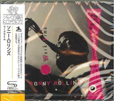 CD SONNY ROLLINS QUARTET - Worktime UCCO5528 Prestige 2016 Япония ОбиДжаз Б/у