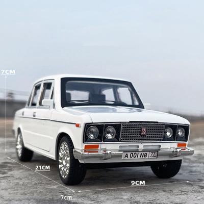 1:18 ЛАДА 2106 Литая под давлением модель игрушечного автомобиля из сплава Со звуком и светом Детская игрушка Коллекционные предметы Подарок на день рождения