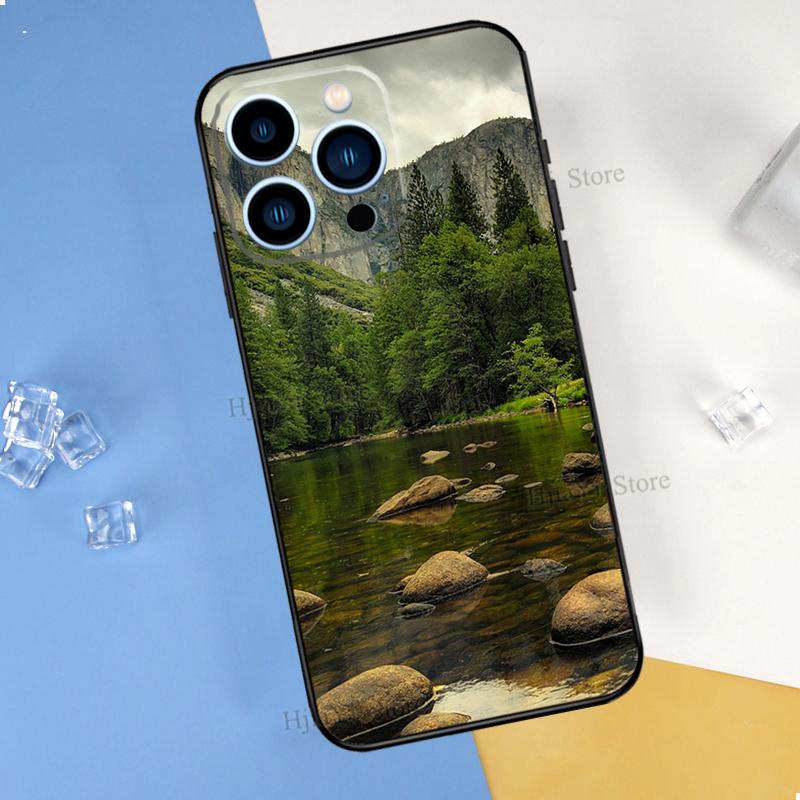 Красивый чехол для телефона Nature Forest Tree для iPhone 13 12 11 Pro Max mini SE 2020 X XR XS Max 7 8 Plus Cover Coque