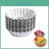 Durable Thickened Tin Egg Tart Molds Modern Simple Style Baking Tools