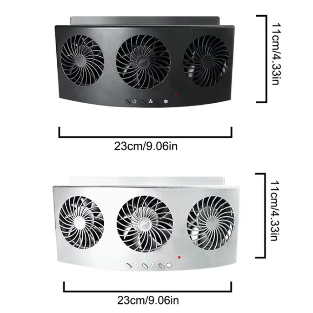 3 Head Design Ventilation Fan High Wind Power Air Circulation Fan Auto Air Circulation