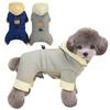 New Warm, Cozy, and Stylish Thicken Dog Jumpsuit for Chihuahua, Yorkshire, and Poodle - Comfortable Puppy Overalls and Jacket, W