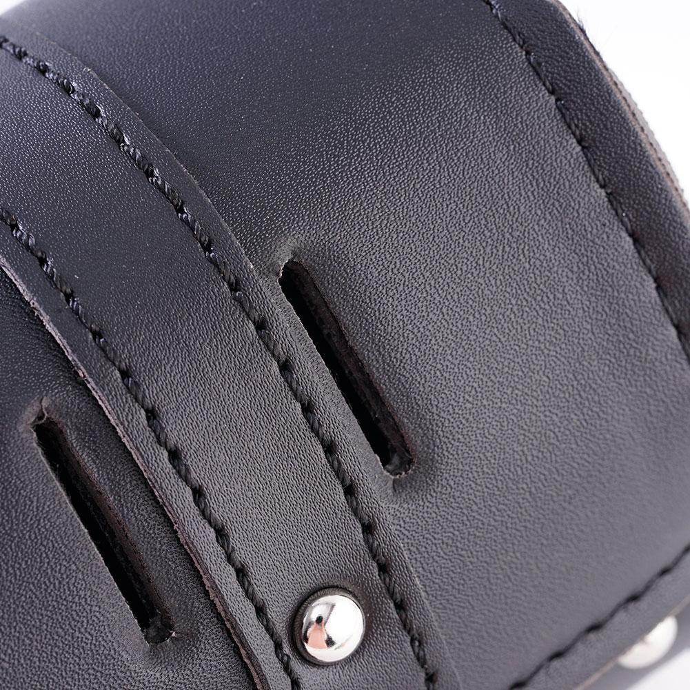 Universal Motorcycle Handlebar Bag Waterproof Storage Bag Large Leather Capacity Holder Tools Saddlebags Pocket I5a5