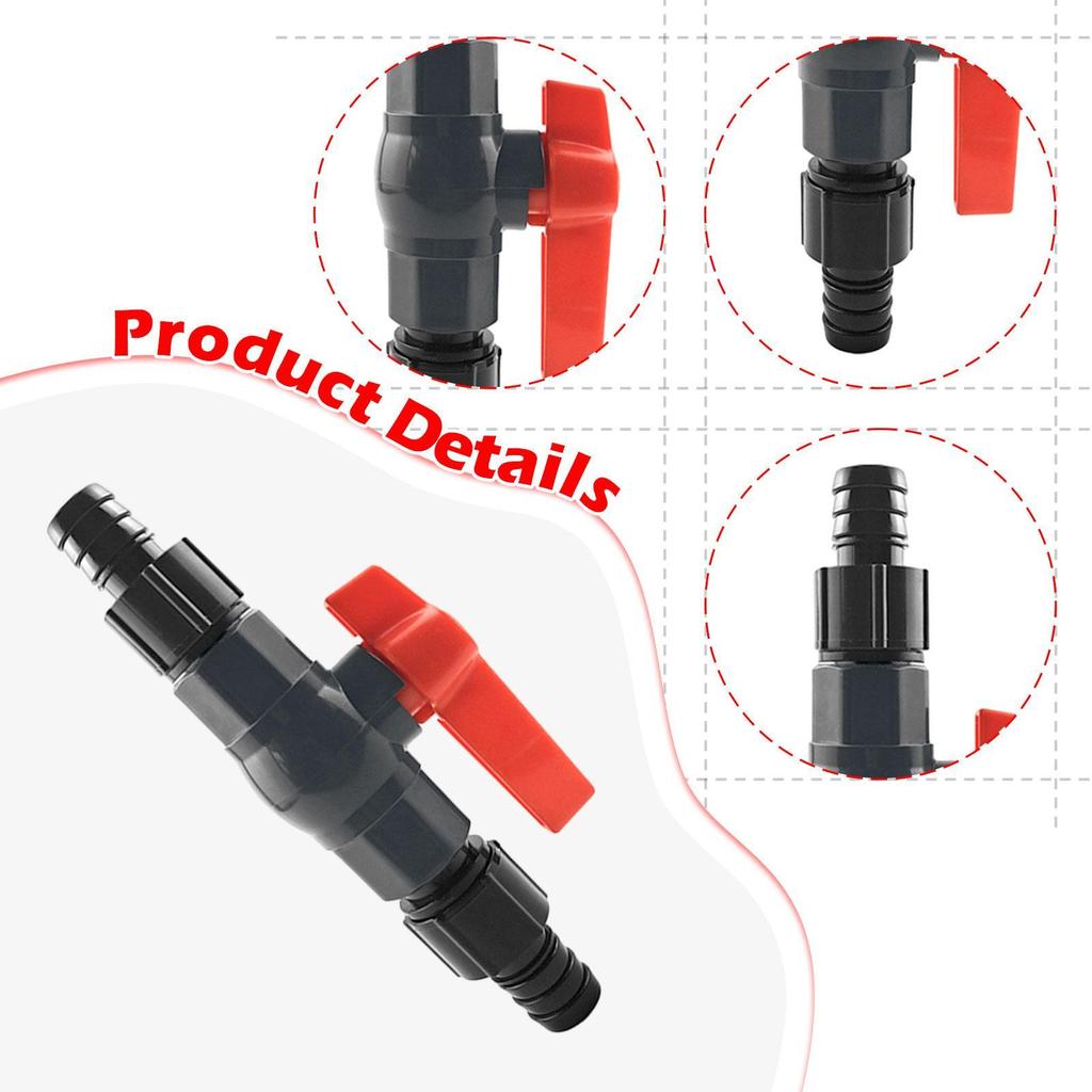 Aquarium Air Valve Adjustable Leakproof Flow Controller Plastic Hose Pipe for Fish Tank Filter Pump Accessories