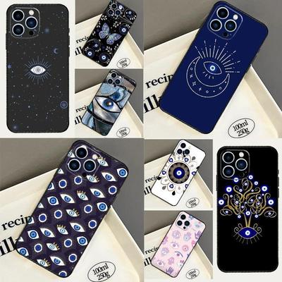 Чехол для мобильного телефона Apple iPhone15 Mini, чехол для мобильного телефона Evil Eye, окрашенный чехол с защитой от падений, чехол для мобильного телефона Huawei с защитой от падений.
