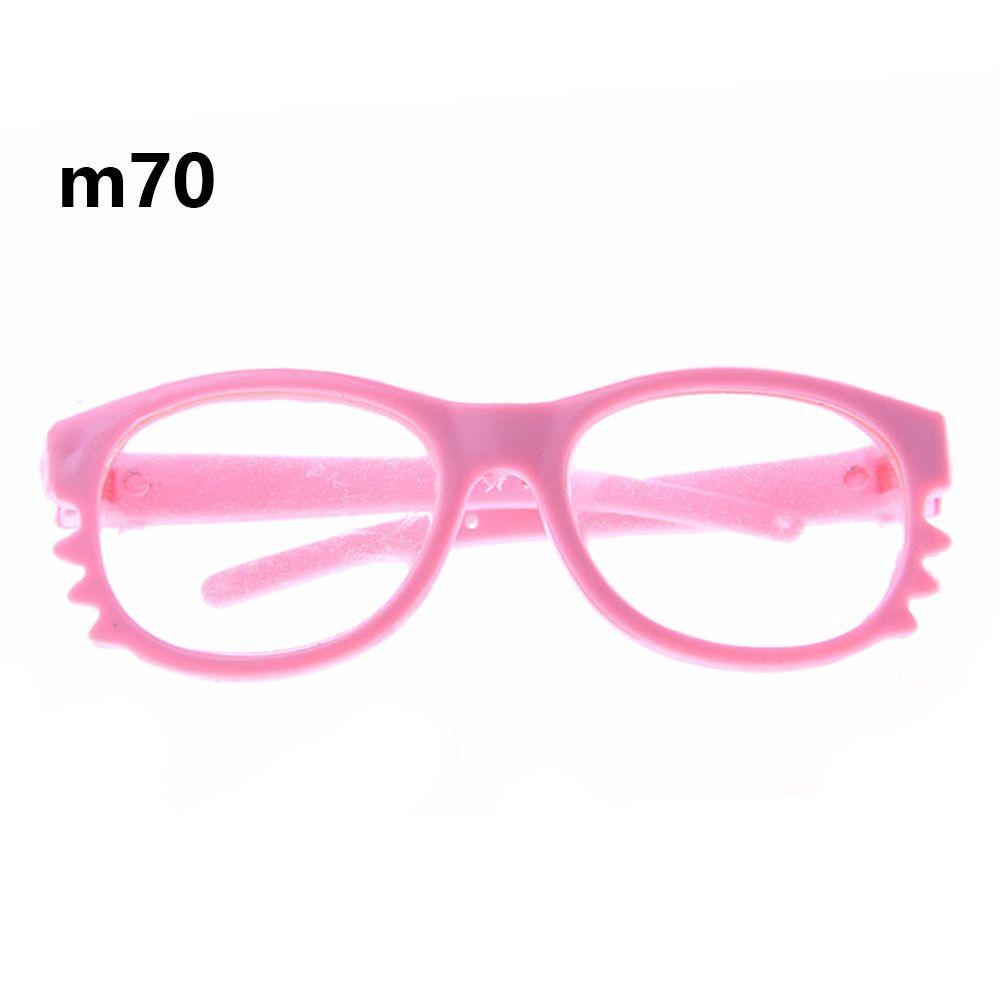 Аксессуары для классных девочек Игрушки Одежда Кукольные очки Прозрачные линзы Круглая оправа Очки Миниатюрные очки