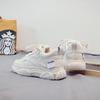 Белая женская обувь, новые массивные кроссовки для женщин, вулканизированная обувь на шнуровке, повседневная модная обувь для пап, кроссовки на платформе, корзина