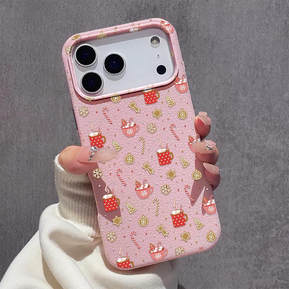 Чехол-веревка в мультяшном рождественском стиле для iPhone 17 16 15 14 13 12 11 Pro Max 17 Air 16 15 Plus 17 Pro Max