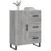 VidaXL Buffet sonoma gris 69,5x34x90 cm bois d'ingénierie 827946
