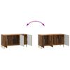 Vintage Style TV Stand Made of Reclaimed Wood 99 x 34.5 x 50 cm Particleboard