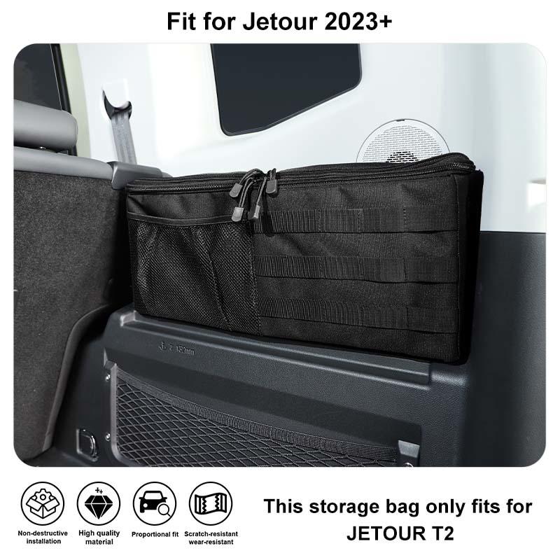Багажник, заднее окно, боковая сумка-органайзер, подходит для Chery JETOUR T2 2023 года выпуска, для Jetour Shanhai T2 2024 года выпуска, для хранения, уборки, автомобильных аксессуаров