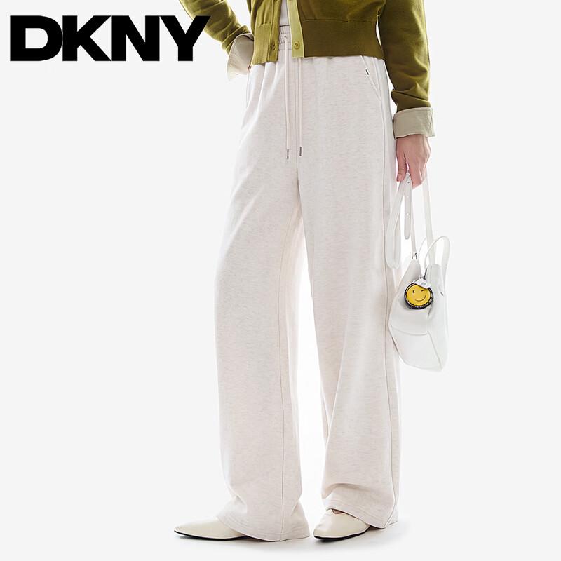 Женские повседневные брюки DKNY с флисовой подкладкой и широкими штанинами