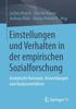 Книга Einstellungen Und Verhalten In Der Empirischen Sozialforschung : Analytische Konzepte, Anwendungen Und Analyseverfahren