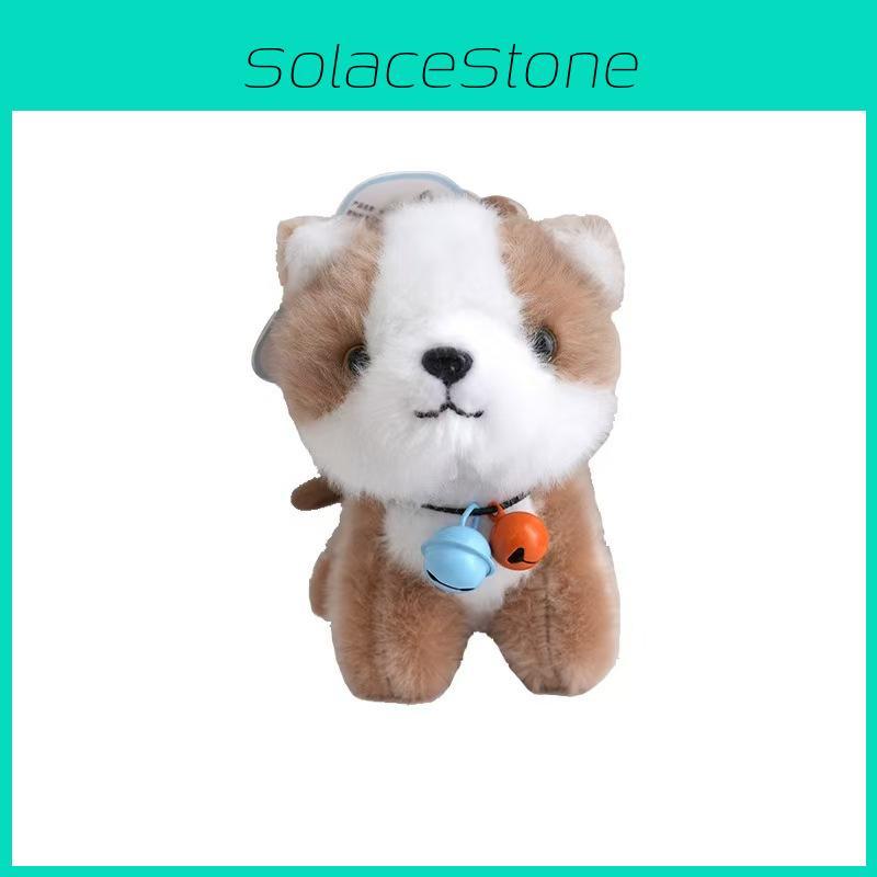 Adorable Puppy Plush Toy With Pp Cotton Filling For Keys And Backpack Ornament