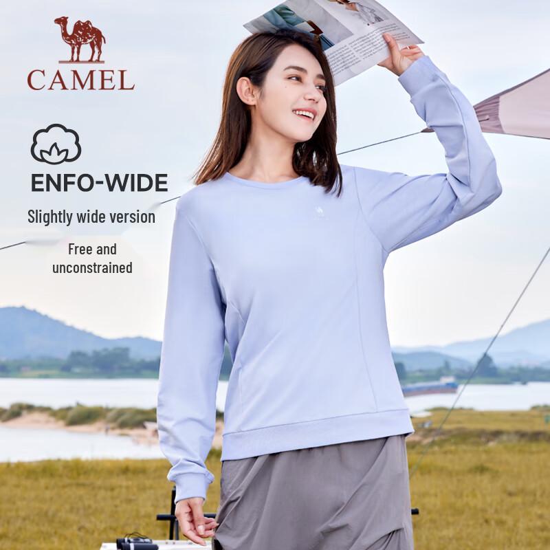 Camel Unisex Long Sleeve Round Neck Sweatshirt