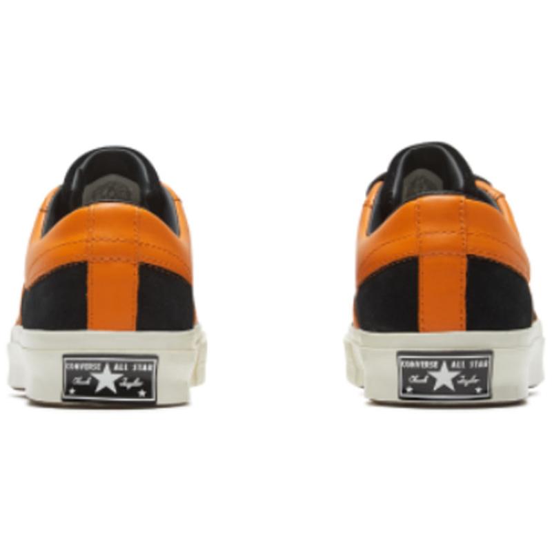 Converse One Star Academy Wrap Нескользящие Легкие Низкие Кеды Унисекс Черный и Оранжевый