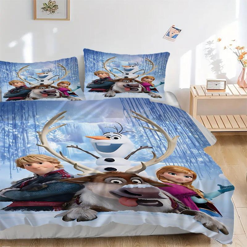 Winter Fantasy Adventure Print 3Pcs Bedding Setduvet Cover With 2 Bedropillowcase Home Birthday Gift