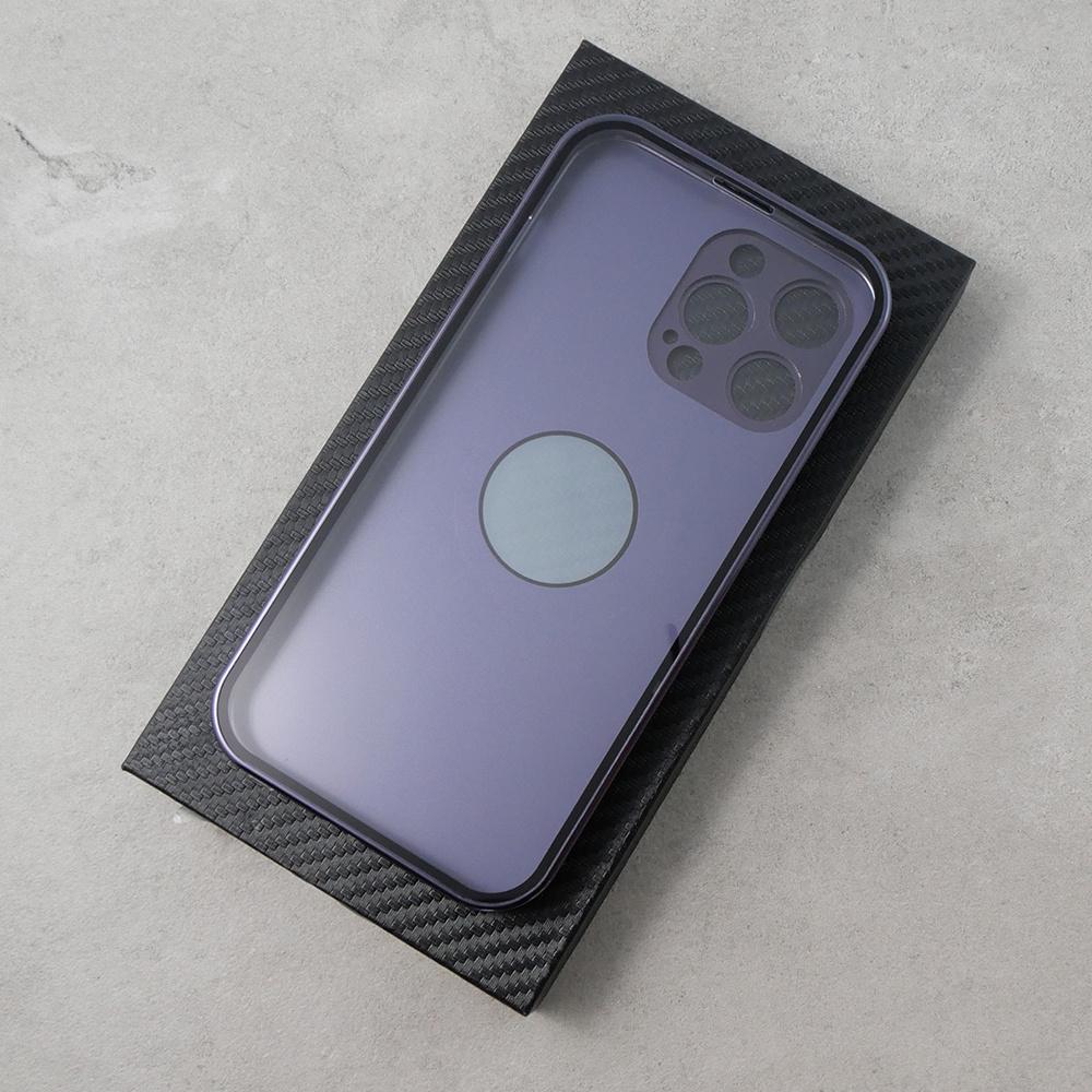 iPhone 14 Pro Max Case, Dual Glass, Magsafe, Purple