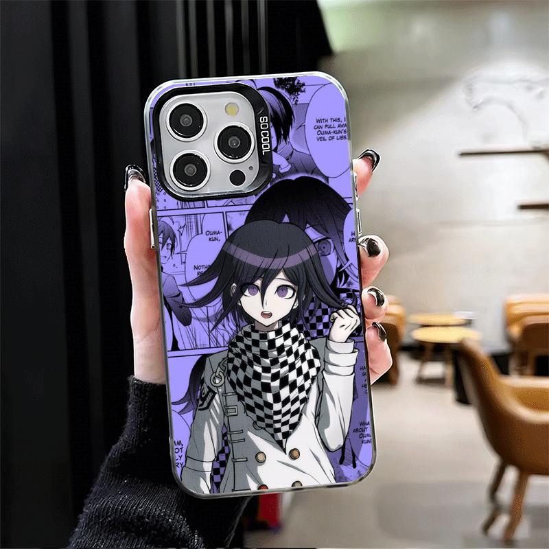 Мягкий чехол для телефона с аниме Danganronpa для iPhone 15 16 17 Pro Max 17Air 16E 14 Plus 13 12 Mini Ударопрочный чехол Задняя панель