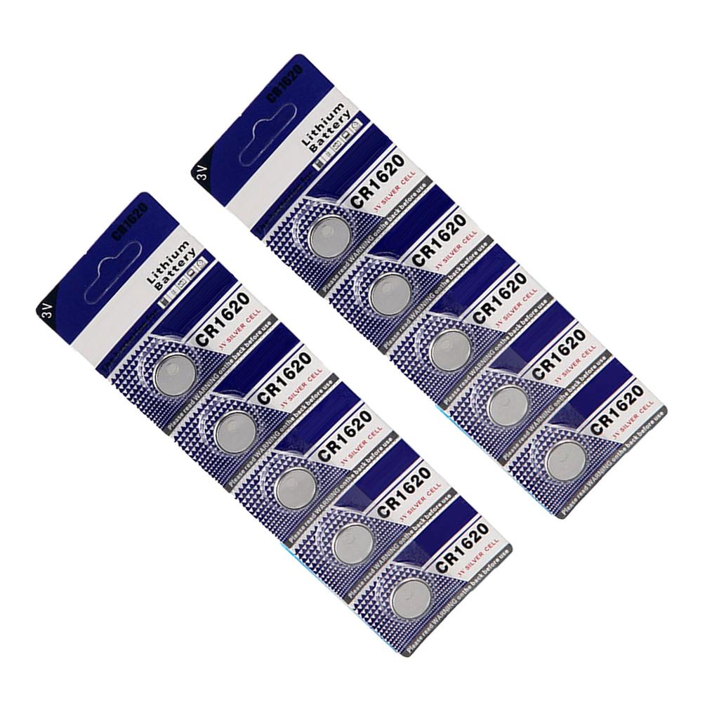 3V CR1620 литиевая батарея батарейки типа «таблетка» для маломощных устройств, электроника (Упаковка 5 шт./10 шт.)