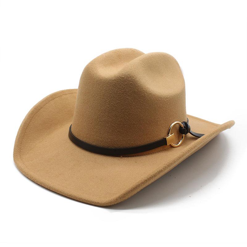 Цилиндрическая шляпа в стиле вестерн, ковбойская шляпа для мужчин и женщин, рыцарская шляпа, джазовая шляпа, дорожный козырек с большими полями, защита от солнца