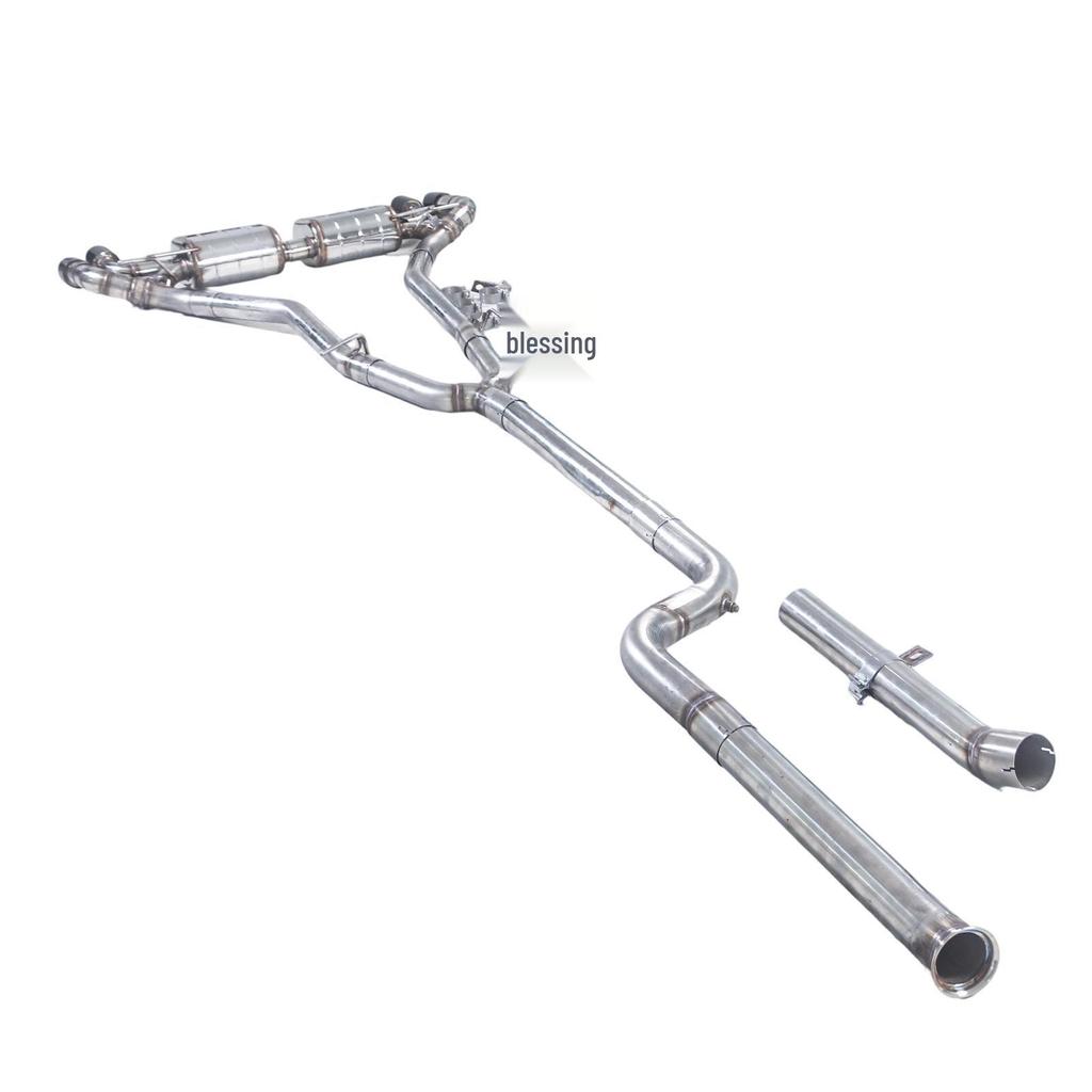 Compatible Exhaust for BMW 530i/540i G30 3.0T - Modified Dual Cat-back Muffler with Dual Valve