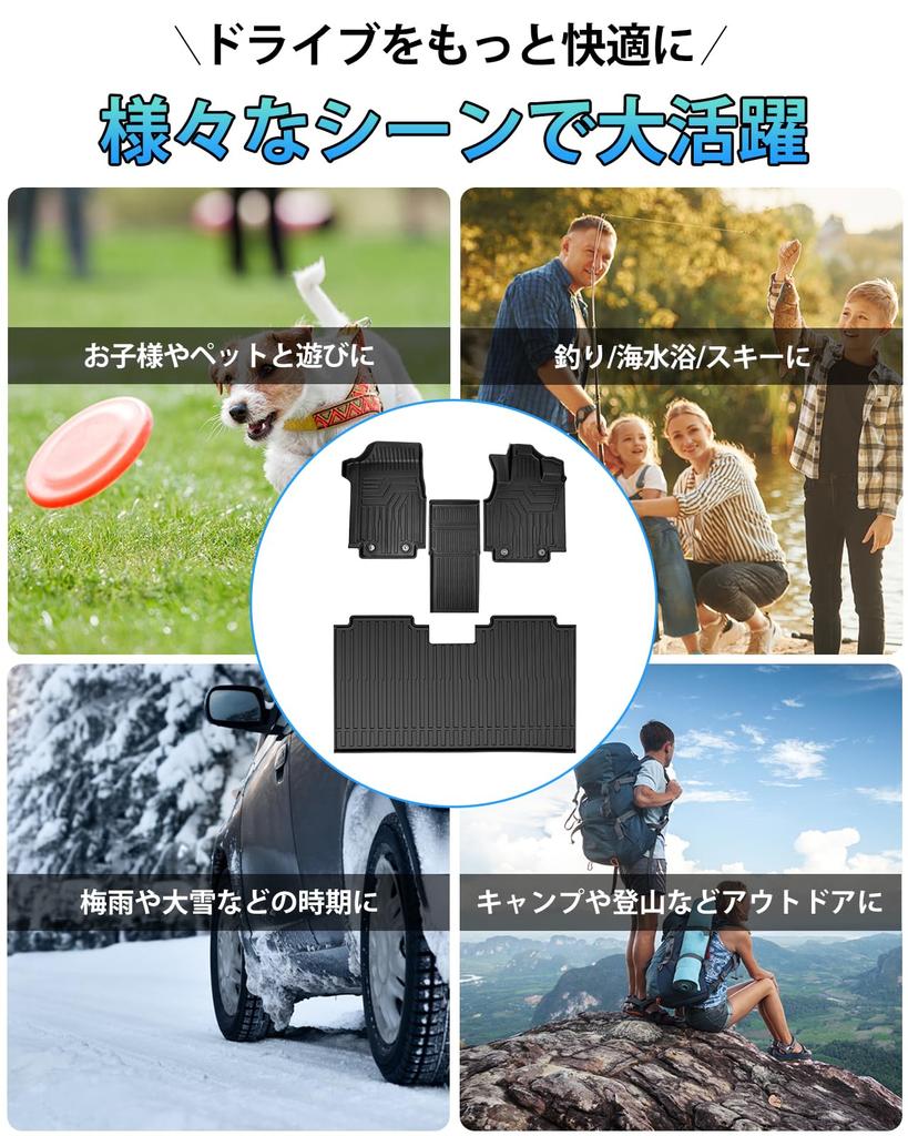 Автомобильные коврики Cartist, 3D структурированные, точно повторяющие форму пола, водонепроницаемые, материал TPE, антибактериальные,