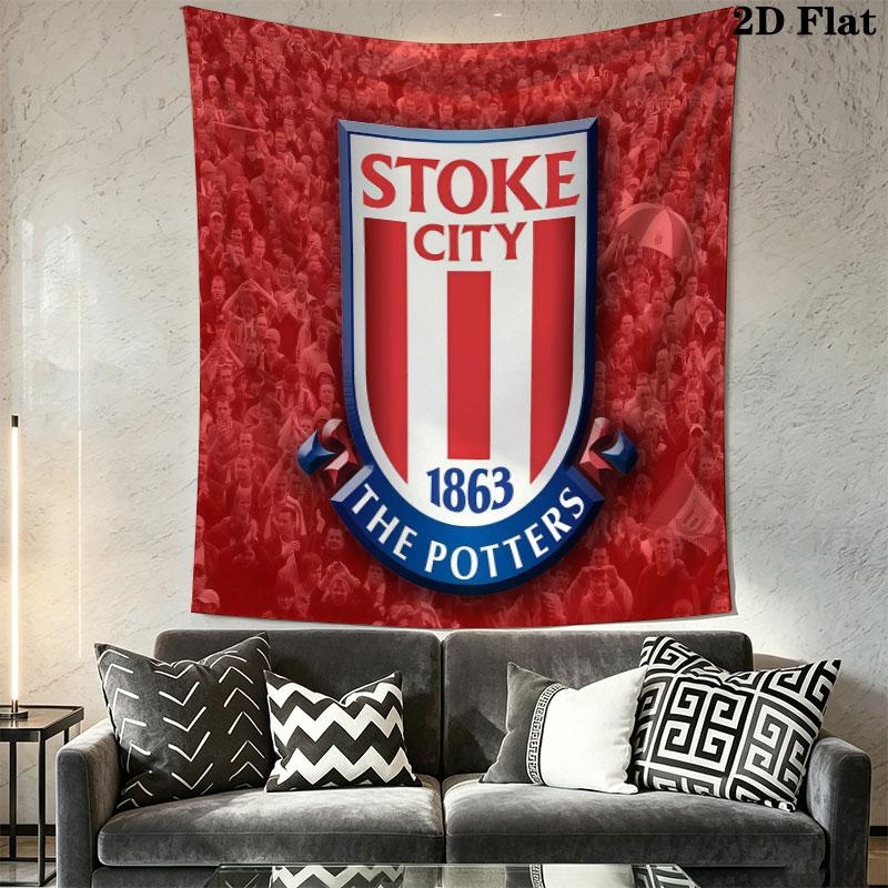 SCFC logo Wall Hanging Printed Fabric Blanket Decorative Tapestries for Bedroom Living Room Home Decor