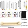 Paracord Jig DIY Wood Bracelet Maker Wristband Knitting Tool Sets Adjustable Length Wooden Parachute Cord Braiding Making Tools