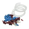 Master Cylinder Bleeder Kit SAE and Metric Connection Fittings Replaces Component Hoses Clips 14151