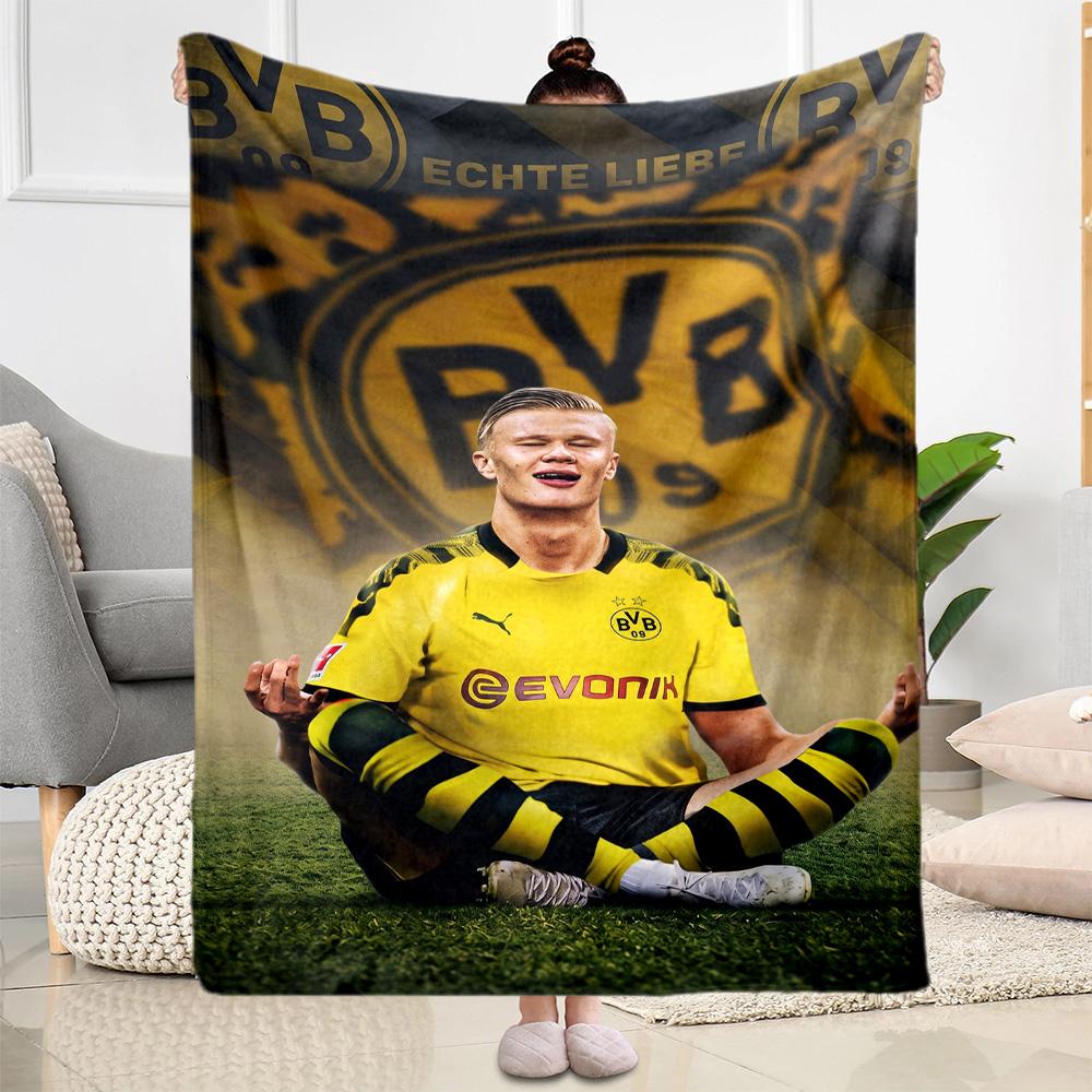 Haaland 243 Blanket Warmthful Decor Perfect for Office Chair Livingroom Bed Four Seasons Universal Warmthful Decor Birthday Christmas Gift Blanket