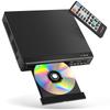 DVD-плеер для телевизора, 1080P, HDMI/AV-выход, Без региональных ограничений, Высокая совместимость с CPRM, Воспроизведение цифровой эфирной записи, Воспроизведение с запоминанием места остановки, Sup