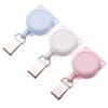 1pc Unisex Anti-Lost Clip Office Supplies Lanyards Nurse ID Name Card Badge Holder Key Ring