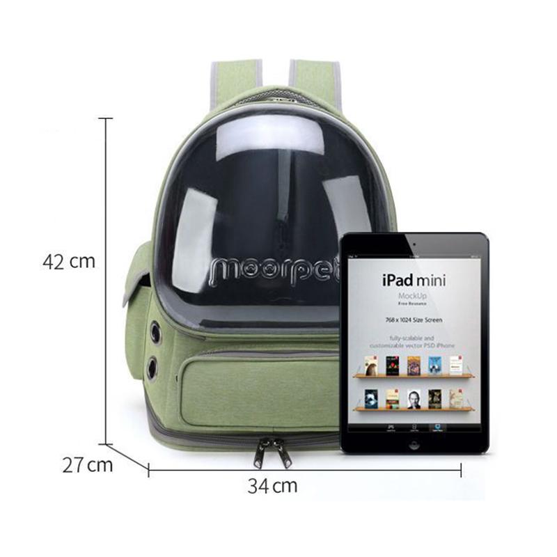 Pet Cat Backpack Pet Backpack Portable Outdoor Cat Travel Shoulder Bag Bag Cat Backpack Large Capacity Breathable Pet Suppli