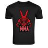 Графическая футболка MMA «Злой кролик-боец» Футболка для боевых видов спорта