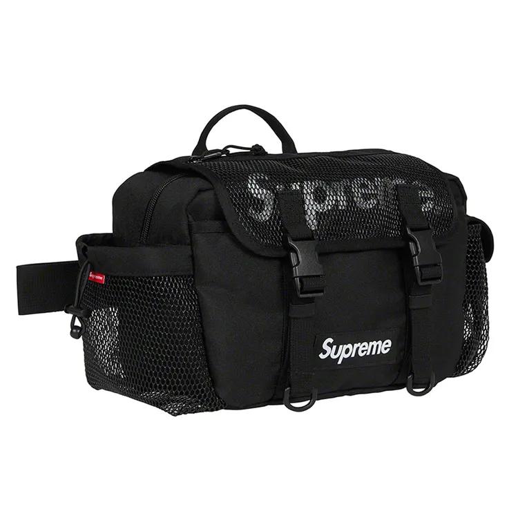 Supreme Oxford One Shoulder Crossbody Fanny Pack Regular Unisex Black (Unisex) Fanny Packs SUP SS20 047