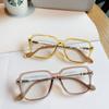 High Performance Big Size Square Shape Glasses Women Blue Light Blocking Transparent Men's Glasses Computer Glasses